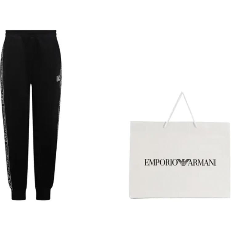 Emporio Armani EA7 Black Pants — фото 1