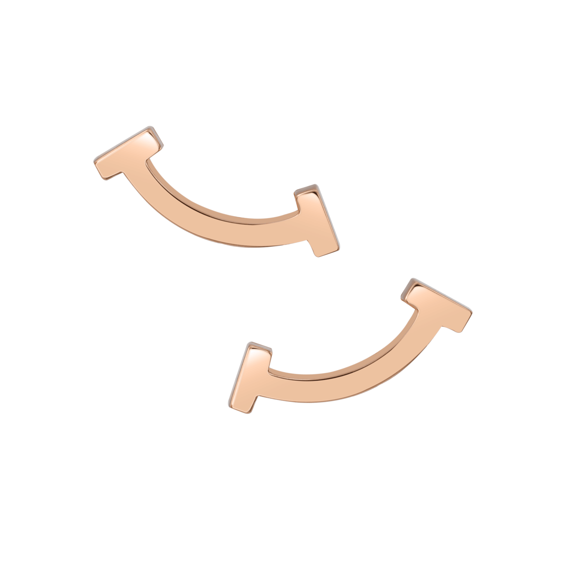 Tiffany & Co. Tiffany T Smile Earrings 18K Rose Gold