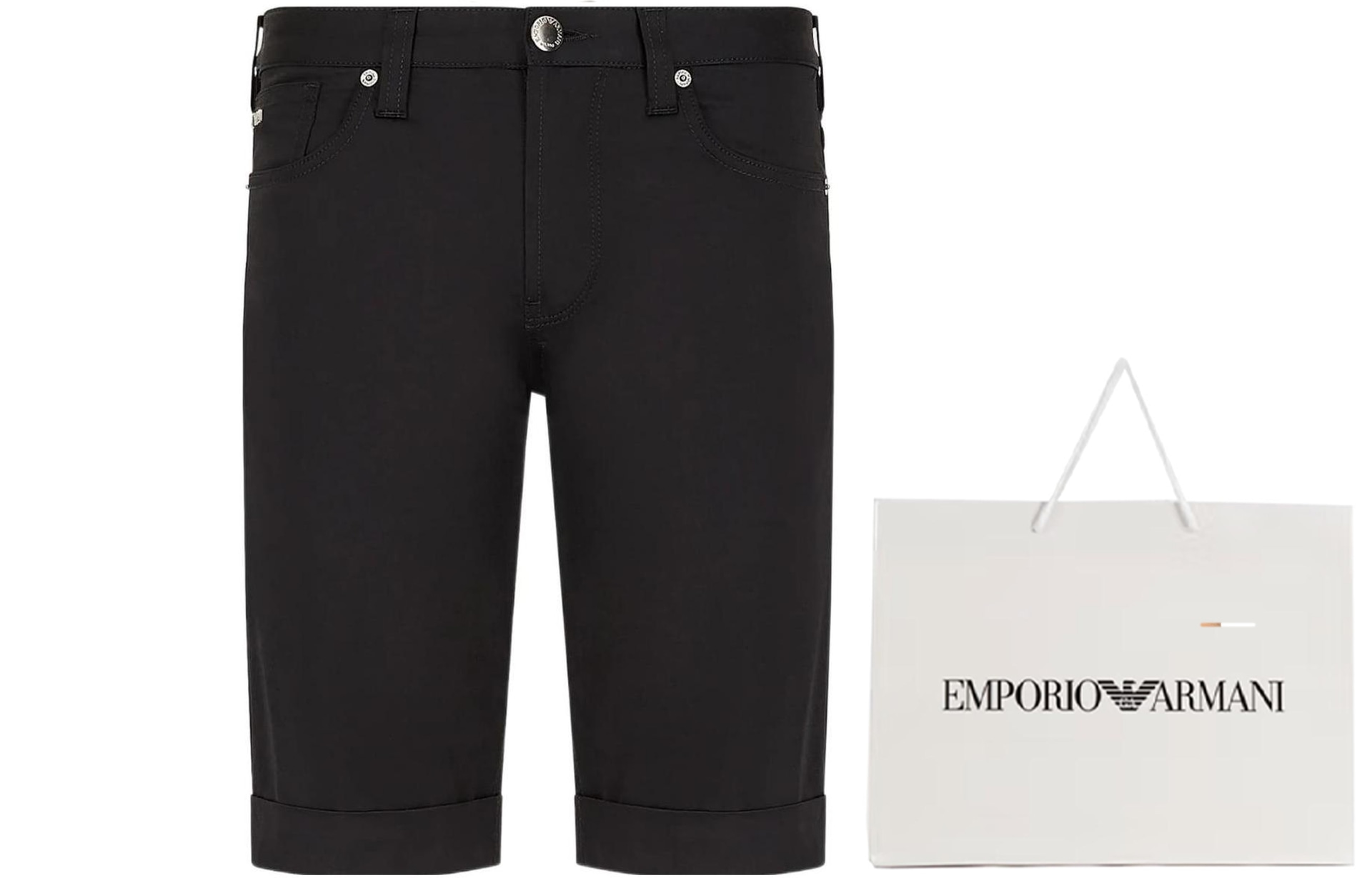 Emporio Armani Classic Shorts Black — фото 1