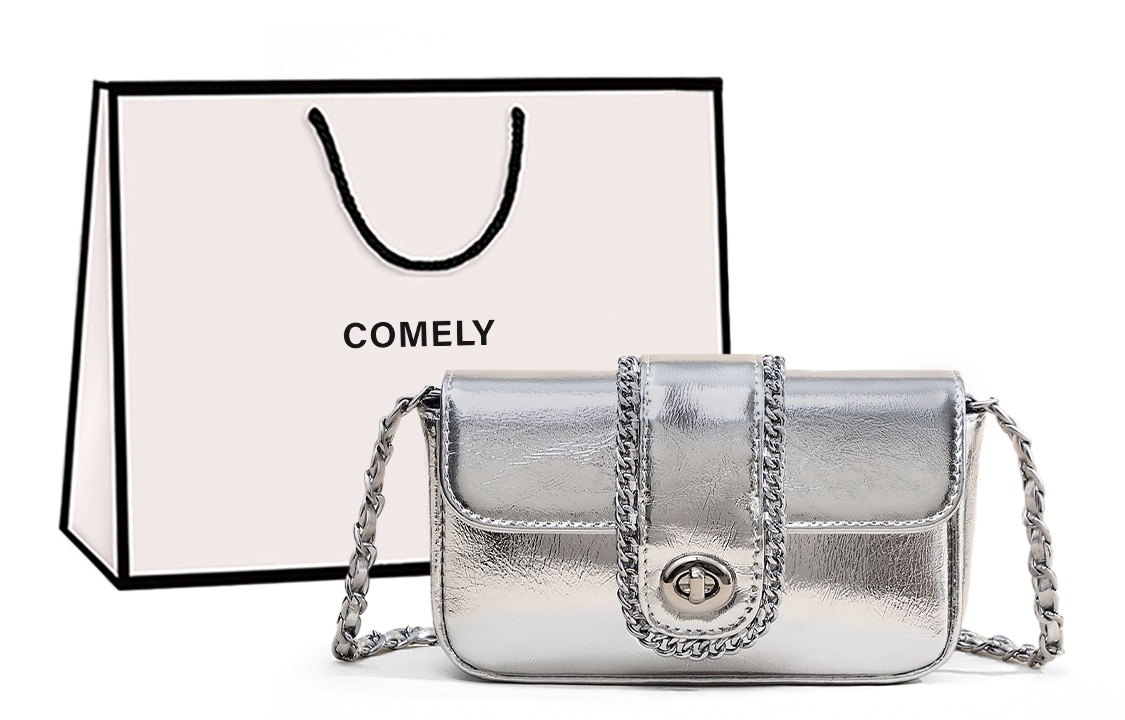 康莉/COMELY COMELY Crossbody Bag Silver