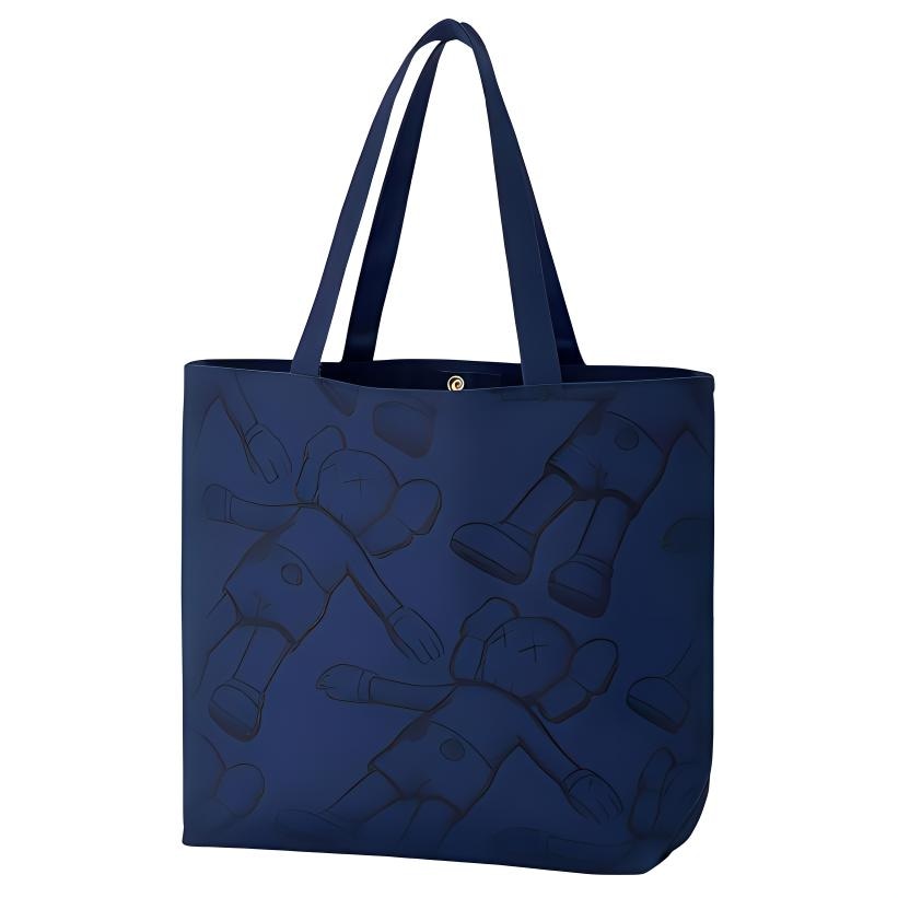 UNIQLO/优衣库 UNIQLO x Kaws Tote Bag Deep Blue