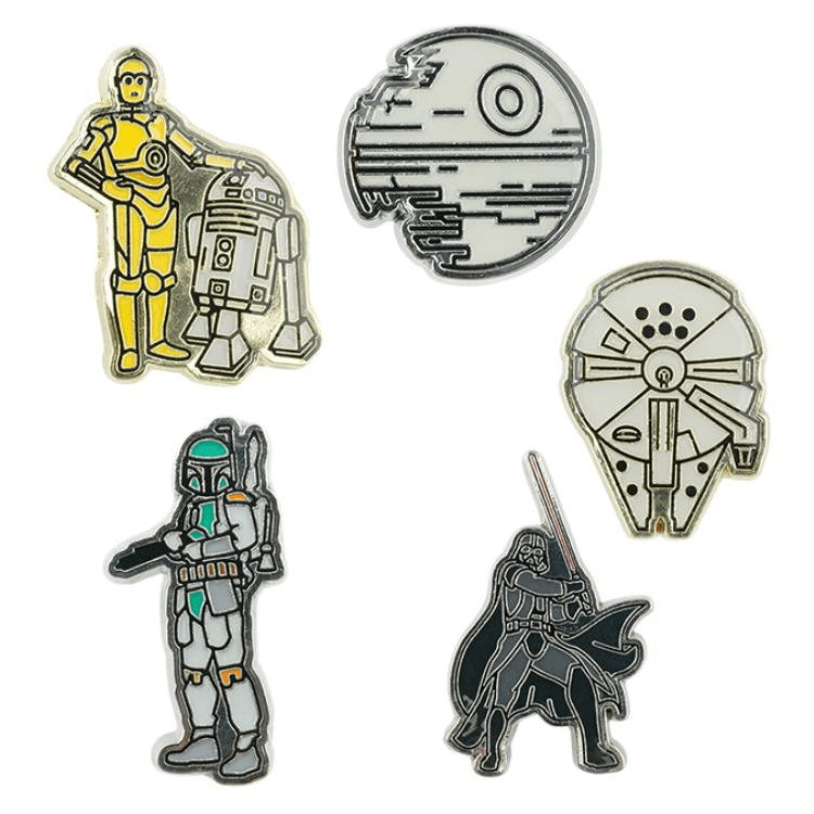 Crocs Star Wars 5-Pack Silver — фото 3
