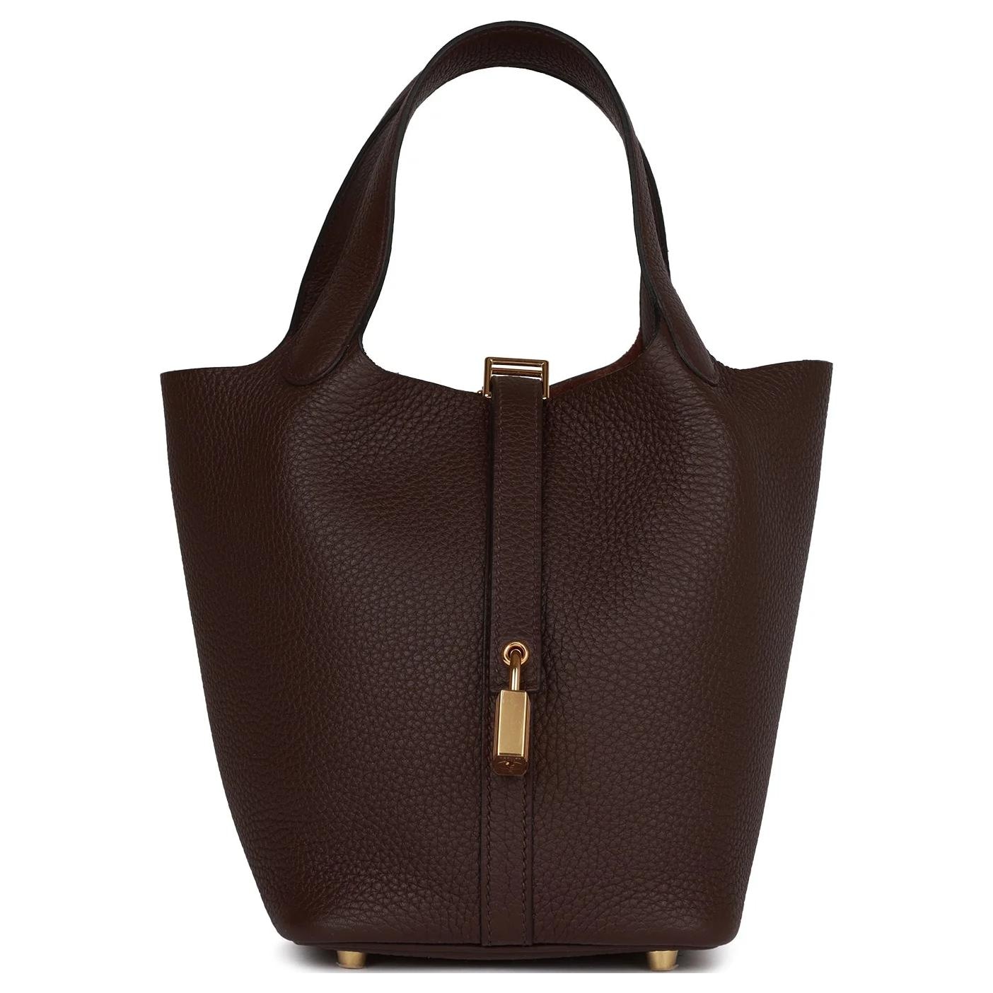 Сумки HERMES/爱马仕 Hermes Picotin Lock 18 Prunoir