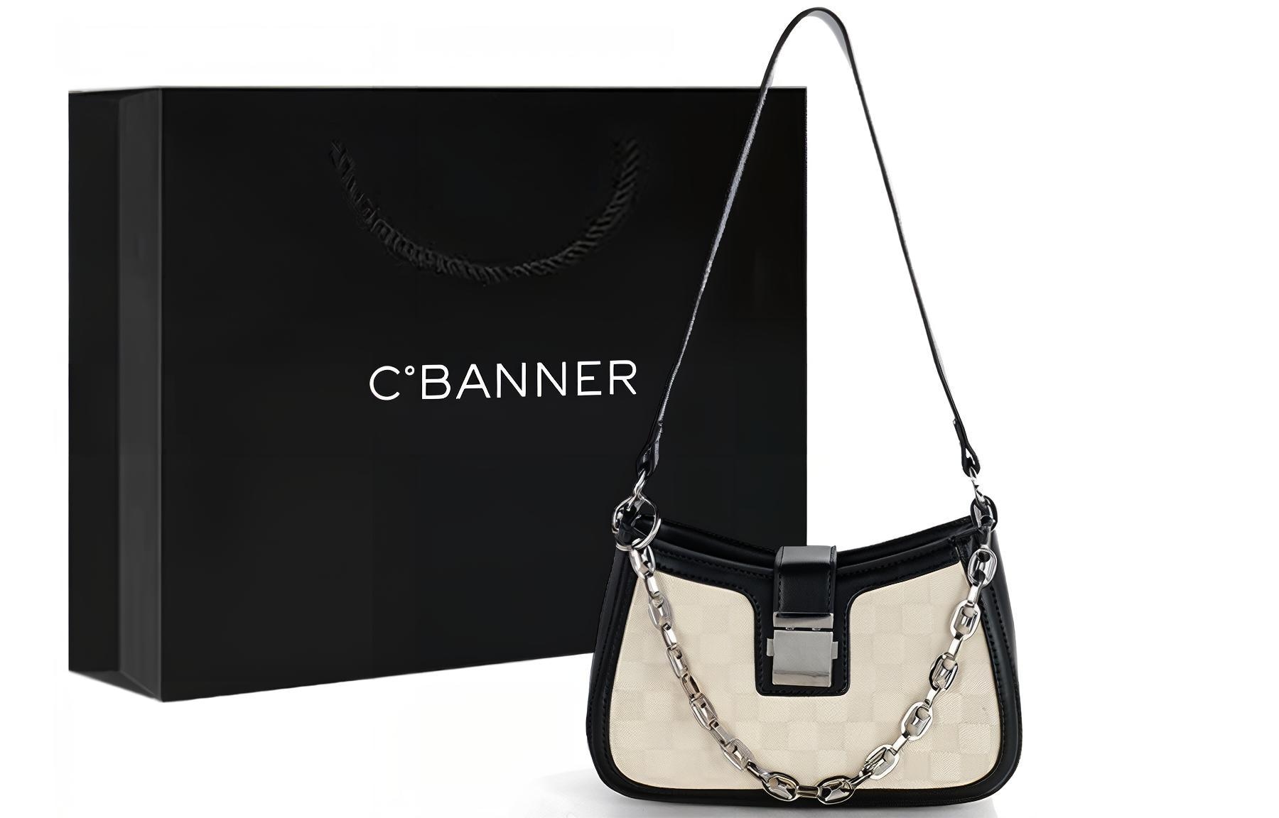 千百度C°BANNER C°BANNER Chain Shoulder Bag Off-White