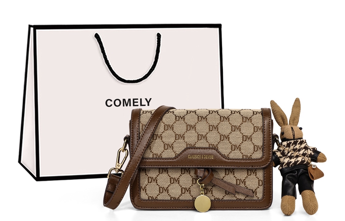 康莉/COMELY COMELY Small Shoulder Bag Coffee