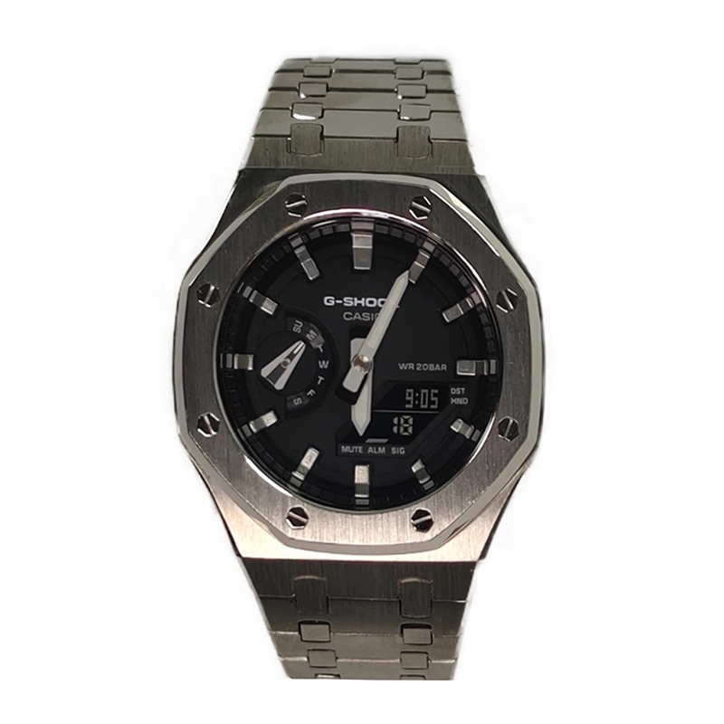 CASIO/卡西欧 Casio GA-2100 Silver