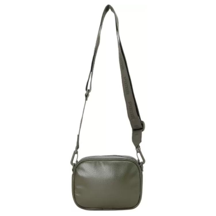Puma Gold Logo Shoulder Bag Green — фото 5