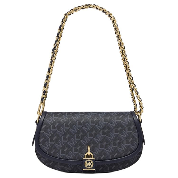 MICHAEL KORS 迈克高仕 Michael Kors Mila Saddle Bag Navy