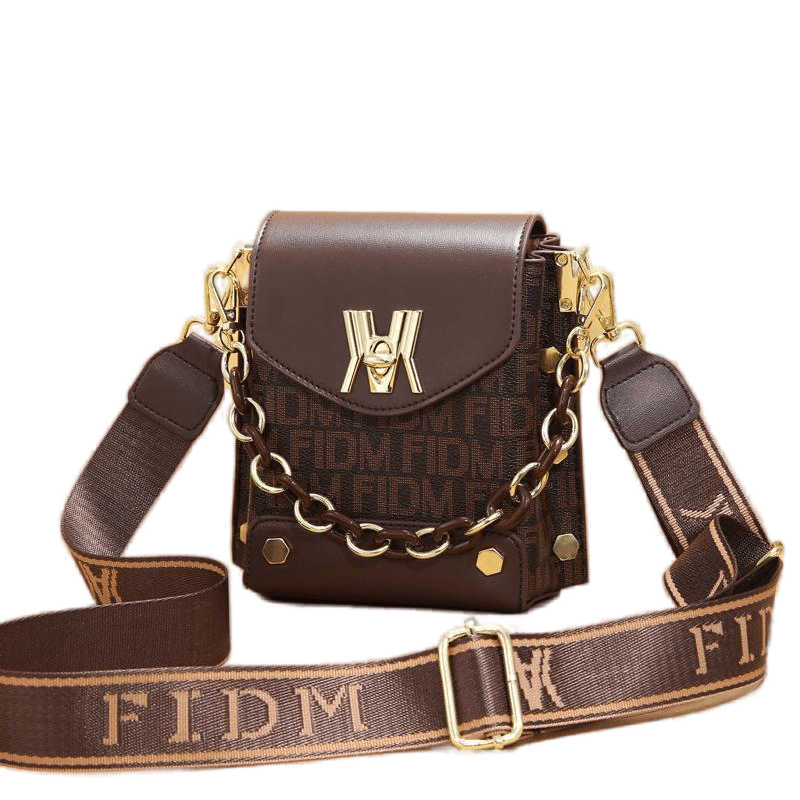 威蒙 Weimeng PU Phone Bag Coffee/Brown