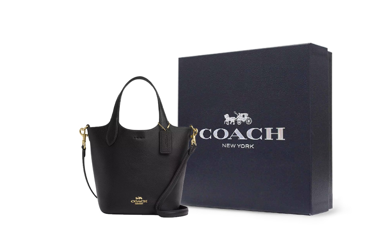 Coach Hanna 17 Gold Black — фото 5