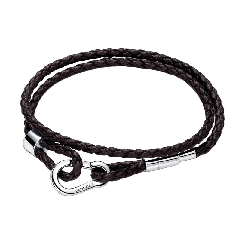 Pandora/潘多拉 Pandora Moments Bracelet Brown