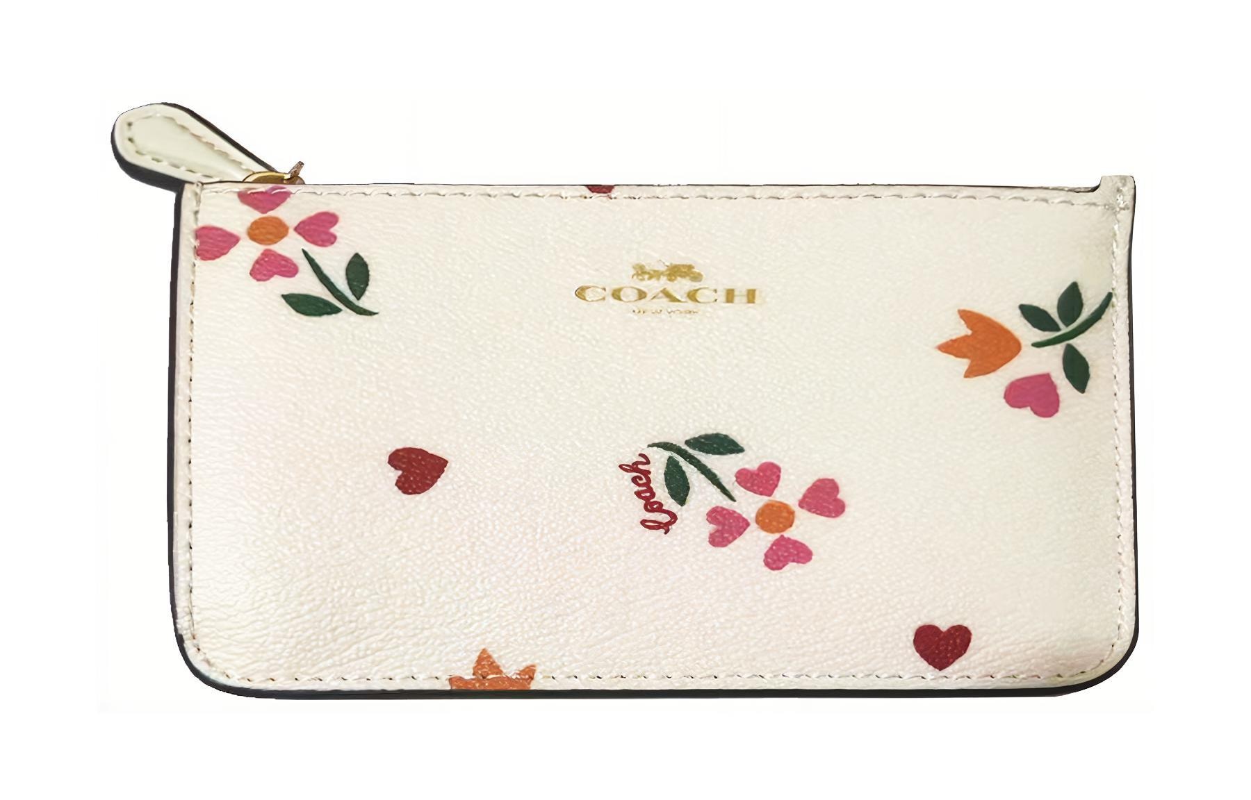 COACH Corner Zip White