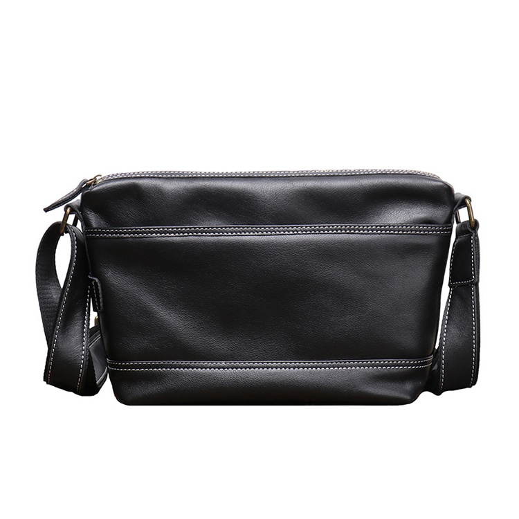 DOSRFINI杜莎菲尼 DOSRFINI Men's Leather Messenger Bag