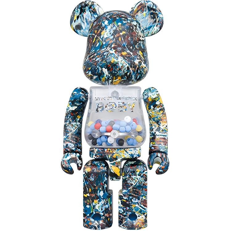 BE@RBRICK BERBRICK x Jackson Pollock Studio MY FIRST BBY 14.5cm