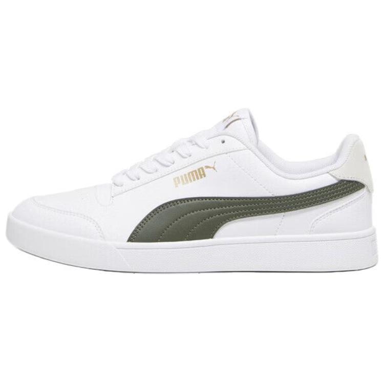 Puma Shuffle White Green — фото 5