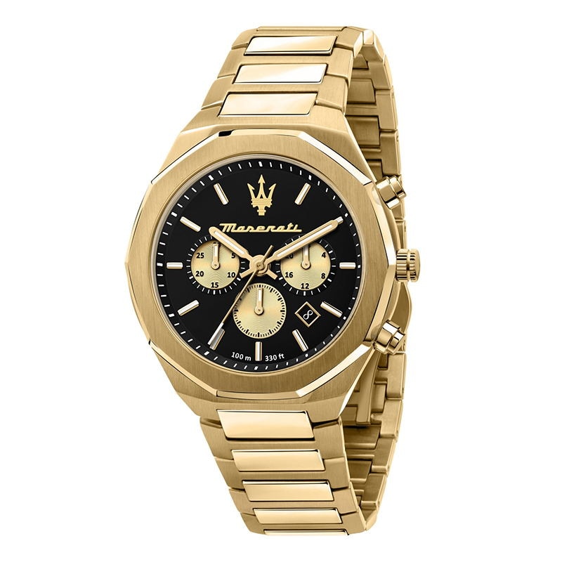 Часы Maserati Black Gold Chronograph