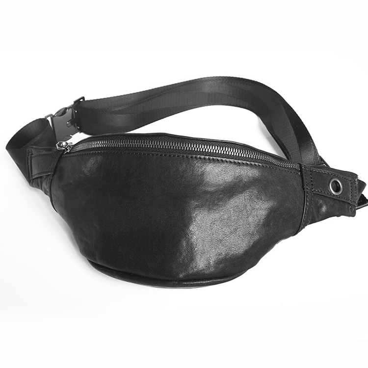 DOSRFINI杜莎菲尼 DOSRFINI Nylon Chest Bag Small Black