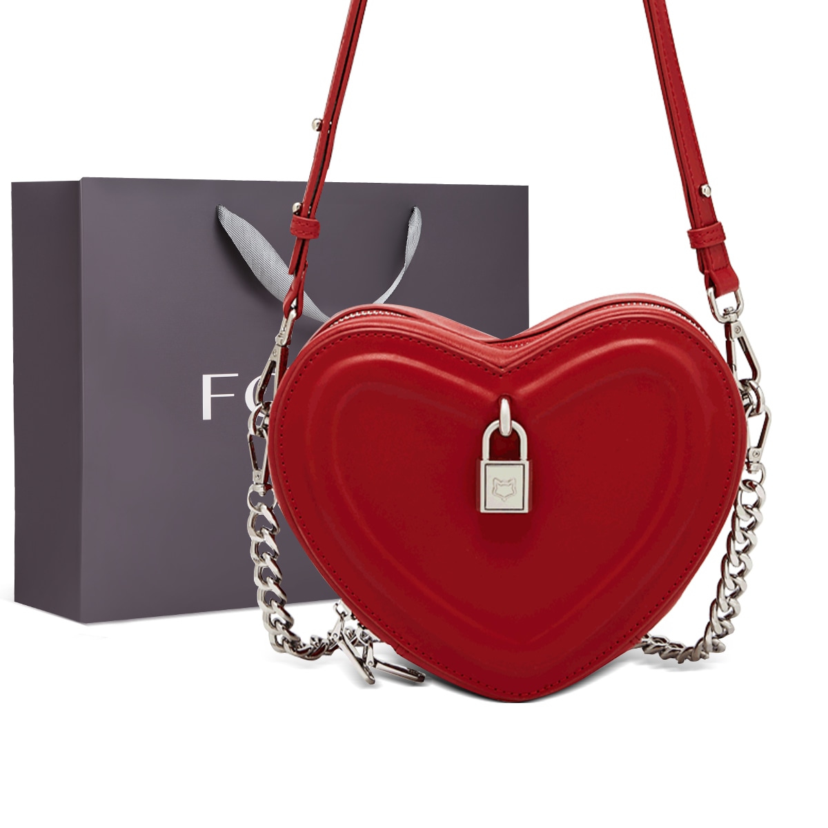 Foxer Heart Bag Red — фото 2