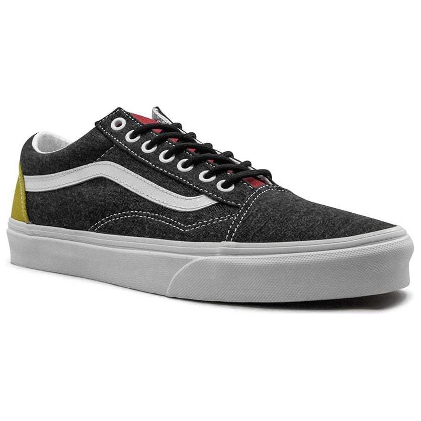 Vans Old Skool Black Grey Yellow — фото 6
