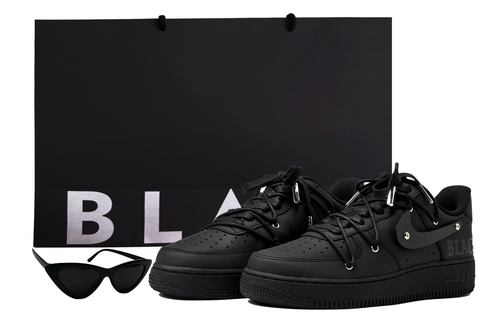 Nike Air Force 1 '07 Low Black — фото 6