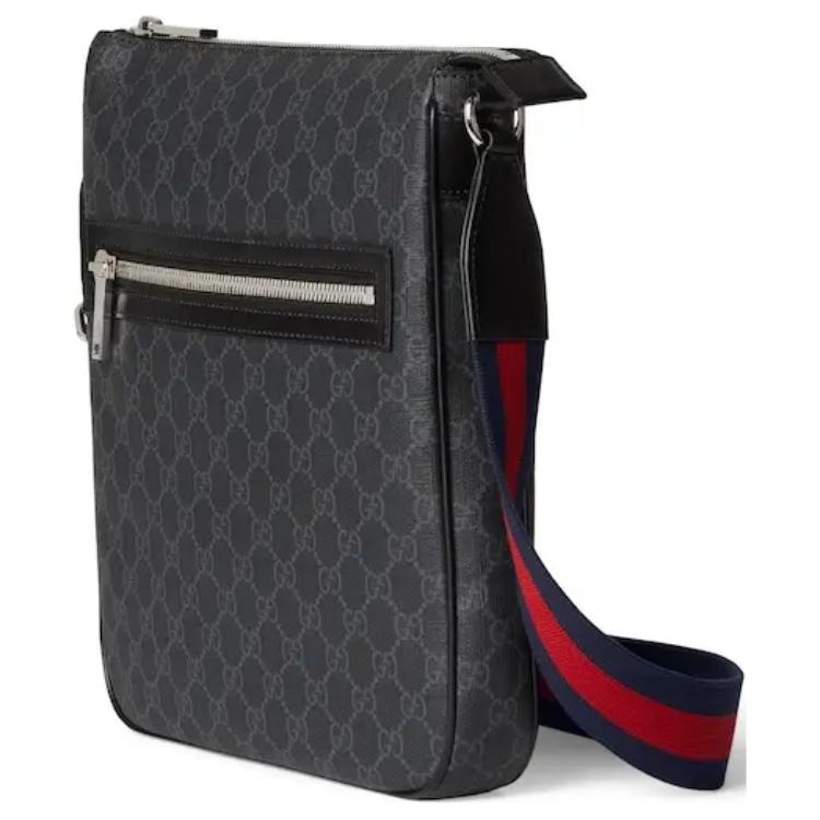 Gucci Double G Shoulder Bag Black — фото 1