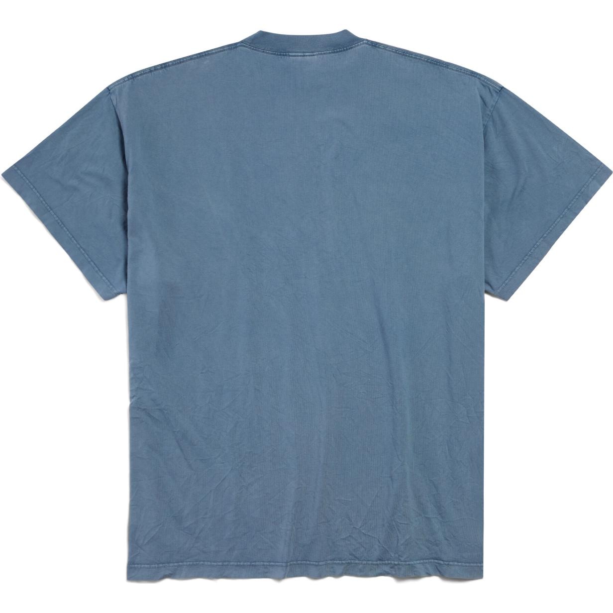Balenciaga FW24 Faded Blue Tee — фото 1
