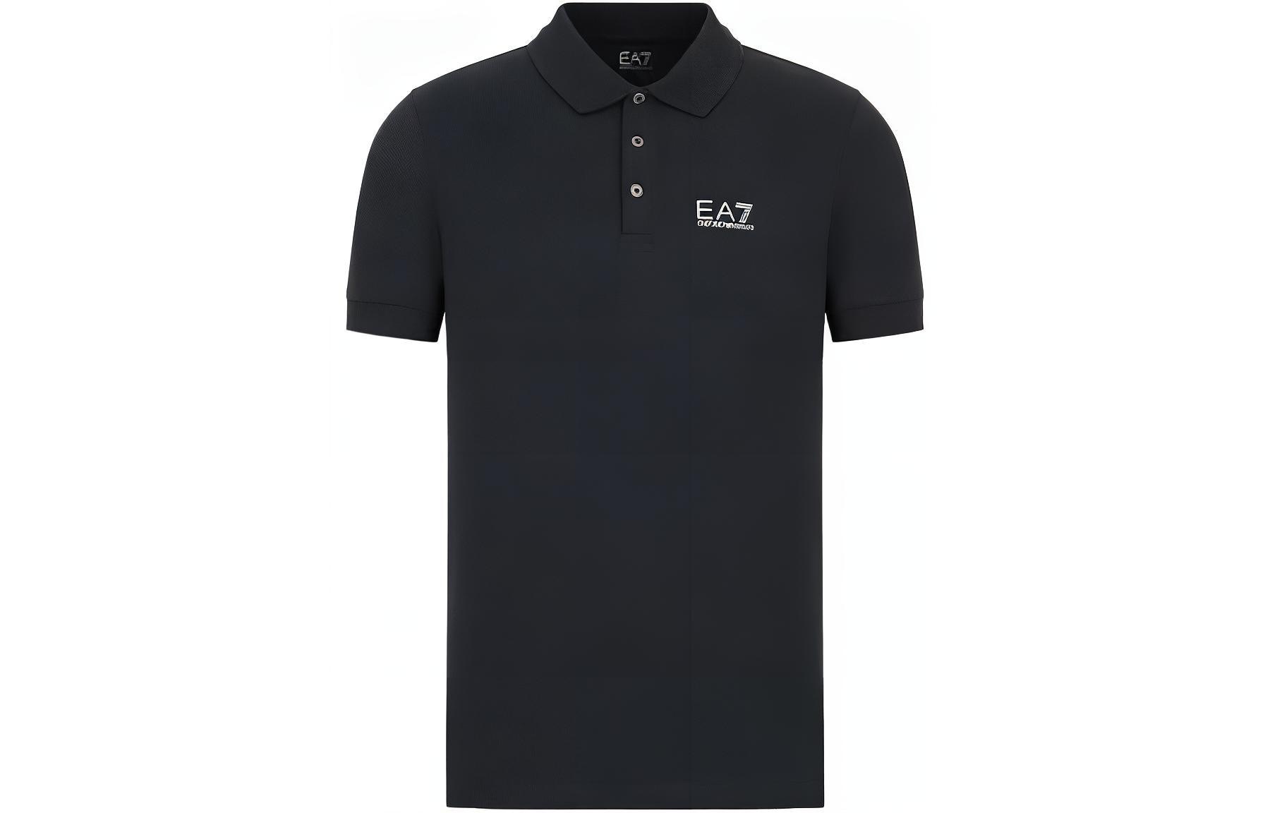 EMPORIO ARMANI/阿玛尼 Emporio Armani Core Identity Polo Shirt Black