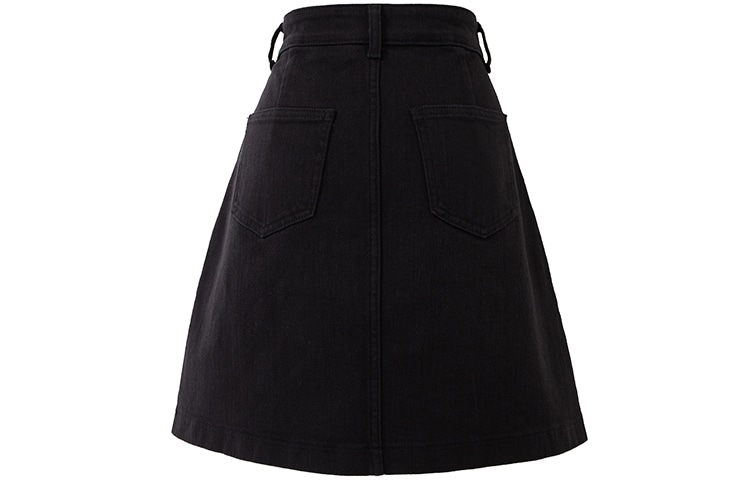 Shuen SOON FLOWER Denim Skirt Black — фото 1