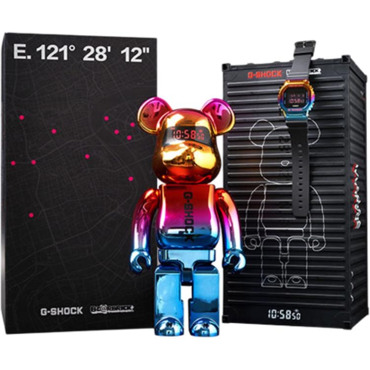 CASIO/卡西欧 Casio G-Shock BE@RBRICK GM-5600SN-1PFB