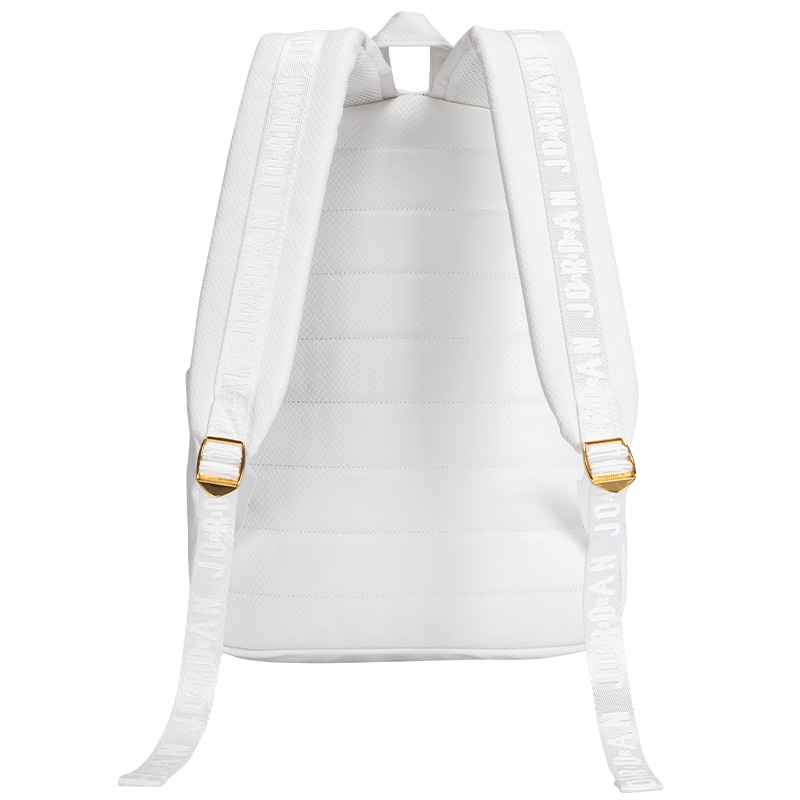 Jordan Snake Pattern Backpack White Gold — фото 8