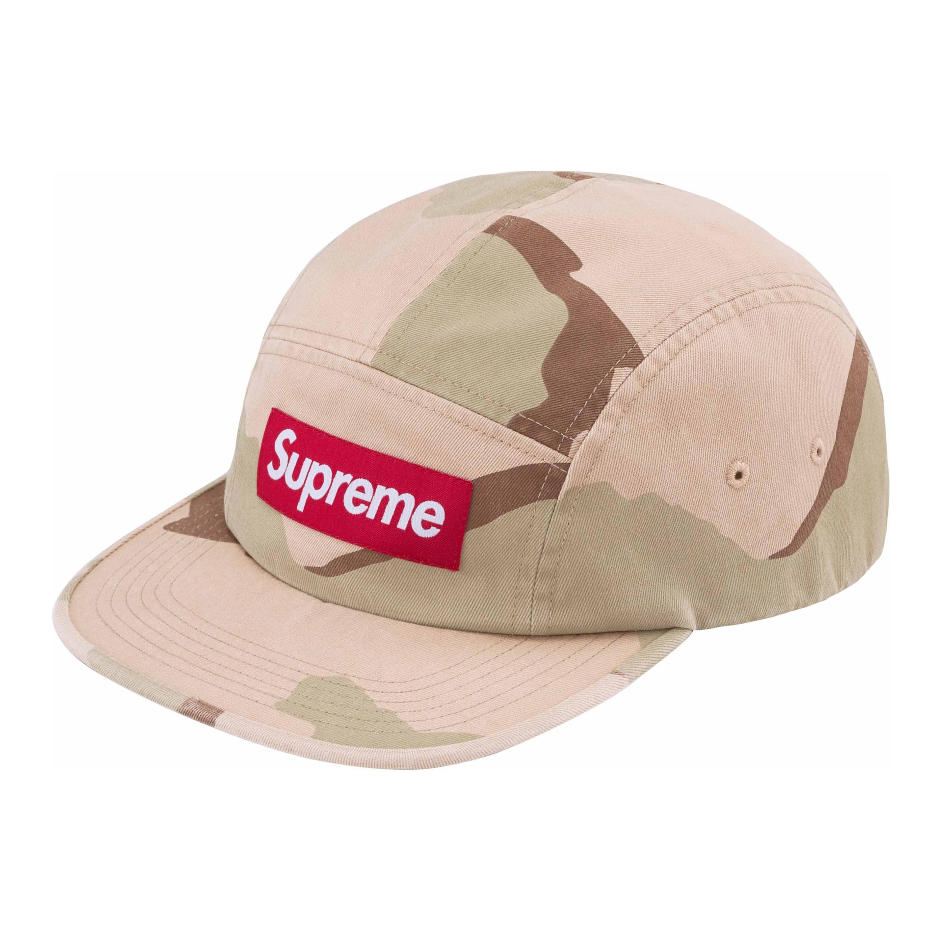 Supreme Washed Chino Twill Camp Cap Brown