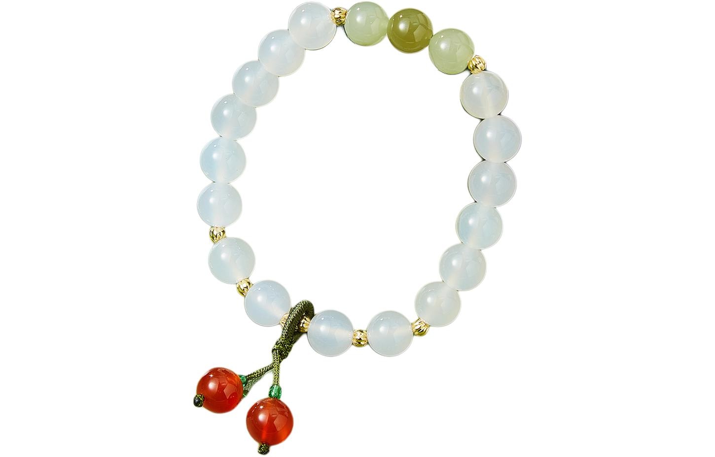 一生一石O-STONE O-STONE Snow Seeking Plum Agate Bracelet