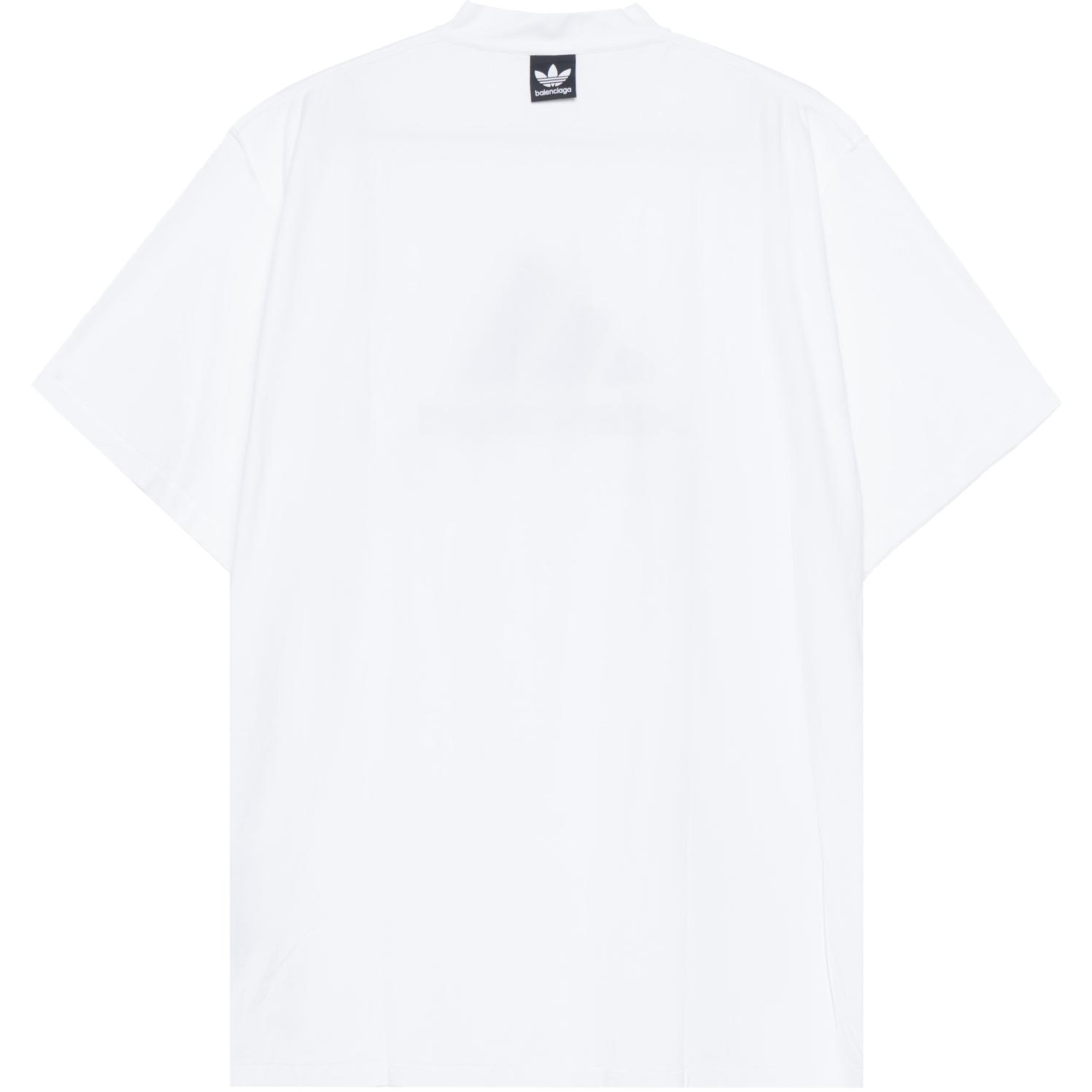 adidas originals Balenciaga x Adidas Logo T-Shirt White — фото 1