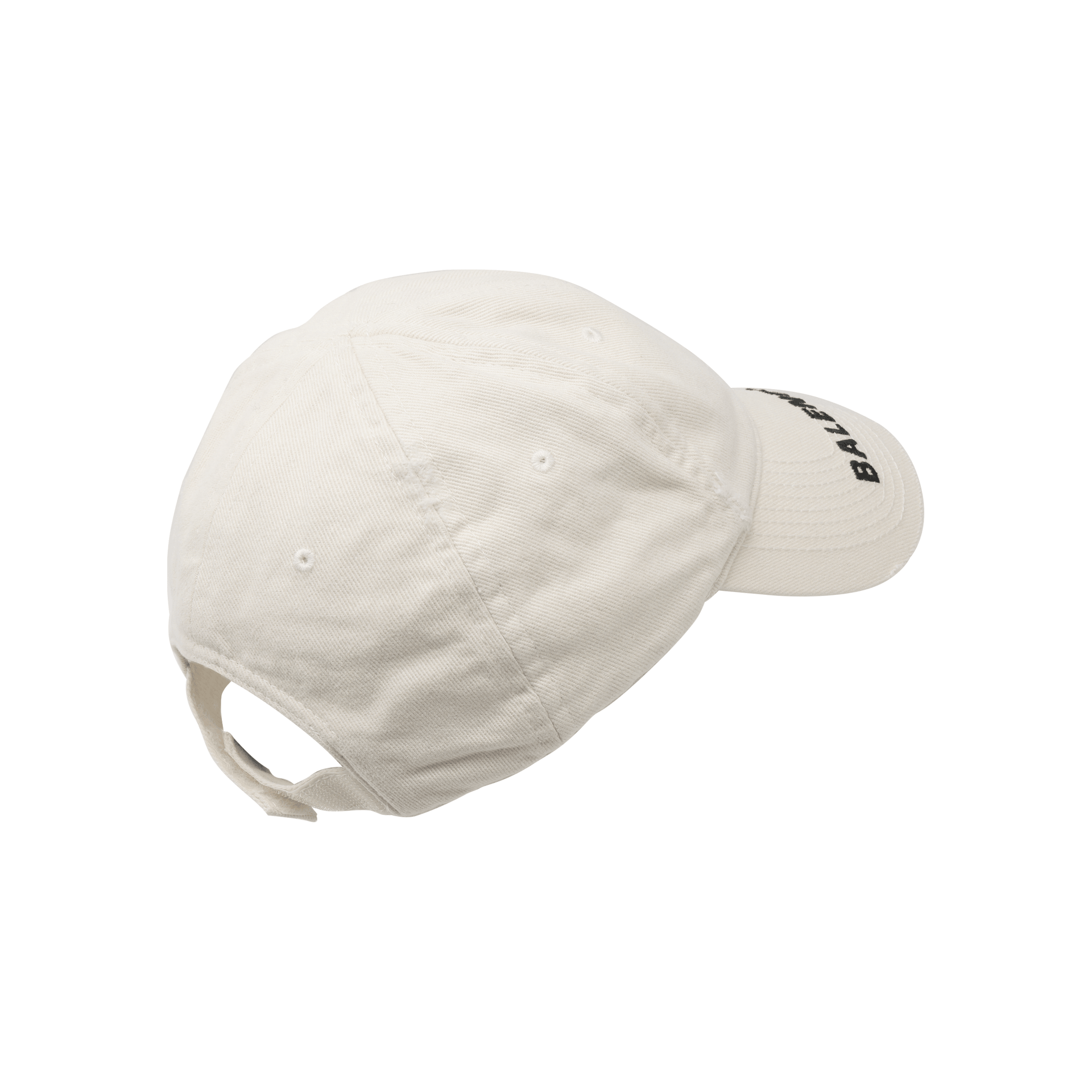 Balenciaga Logo Baseball Cap White — фото 2
