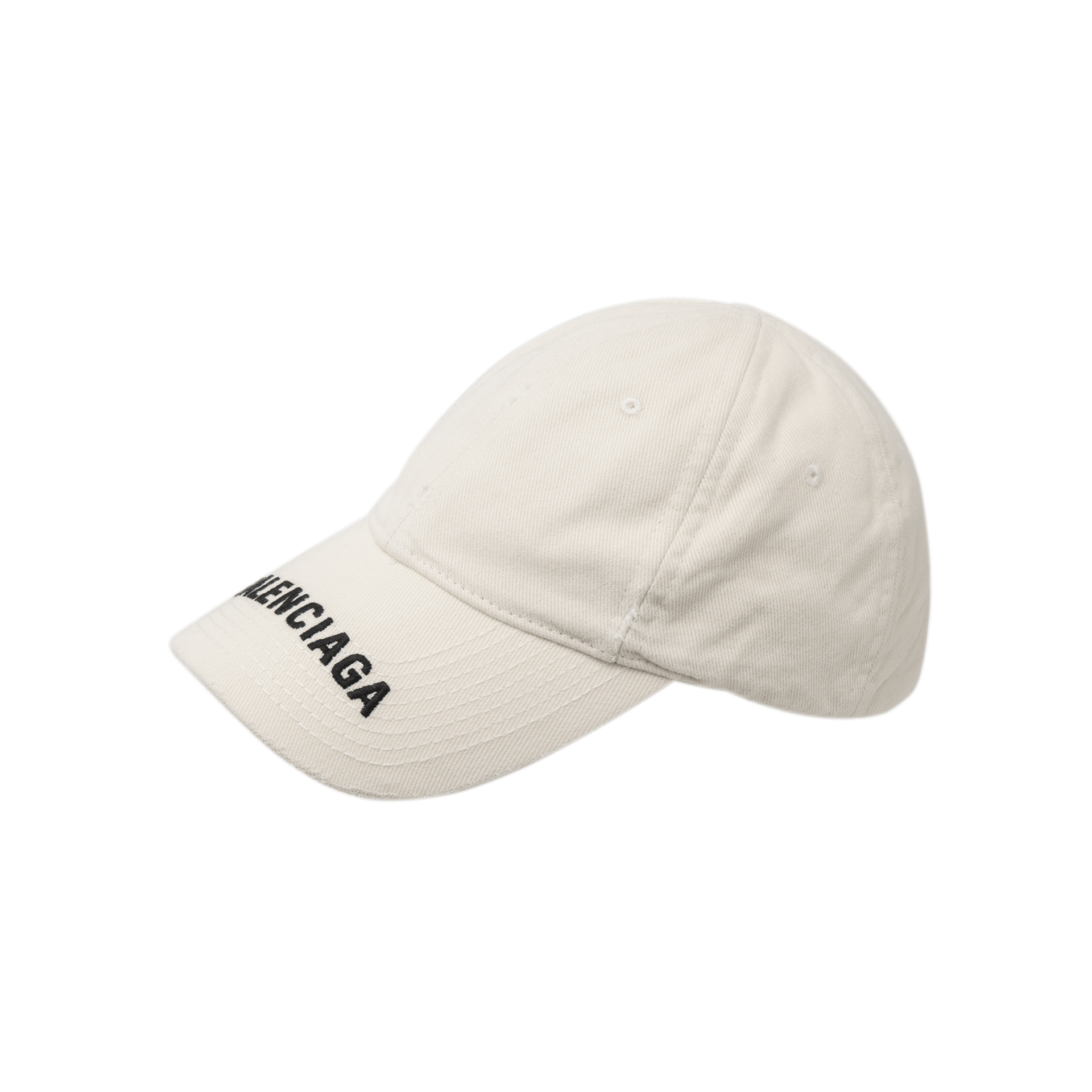 Balenciaga Logo Baseball Cap White — фото 1