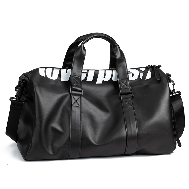 LOVERPUSS Big Logo Double Zipper Bag Black