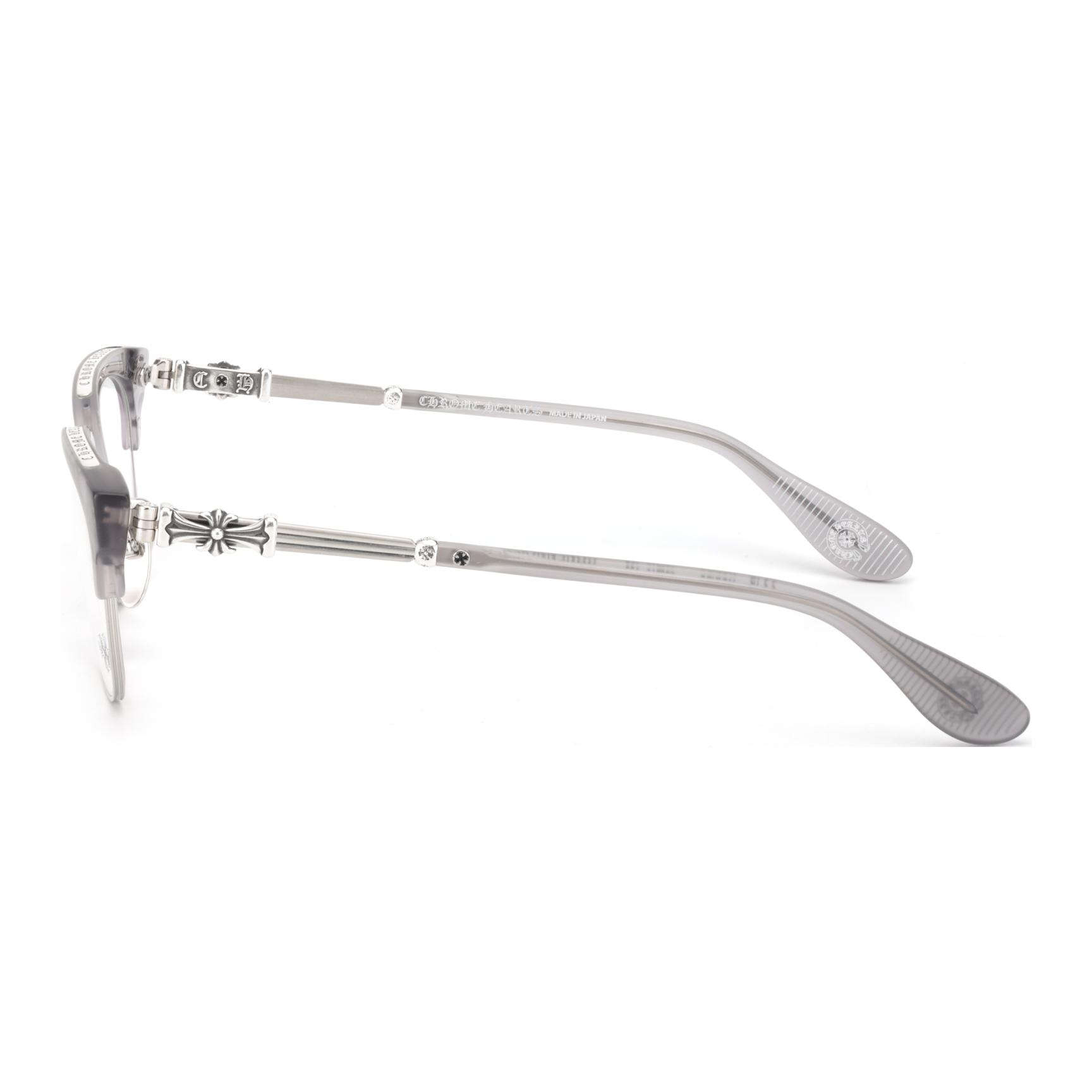 Chrome Hearts Очки (Арт. Bonennoisseur-II-烟灰色镜框-银色镜腿) — фото 3