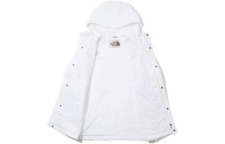 The North Face Logo Colorblock Hoodie Jacket White — фото 2