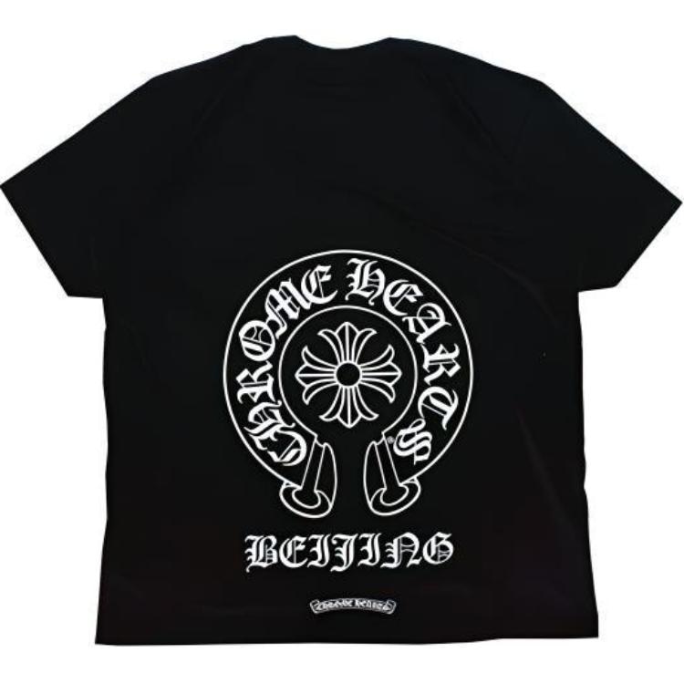Chrome Hearts Beijing Limited Horseshoe Print T-Shirt Black — фото 1