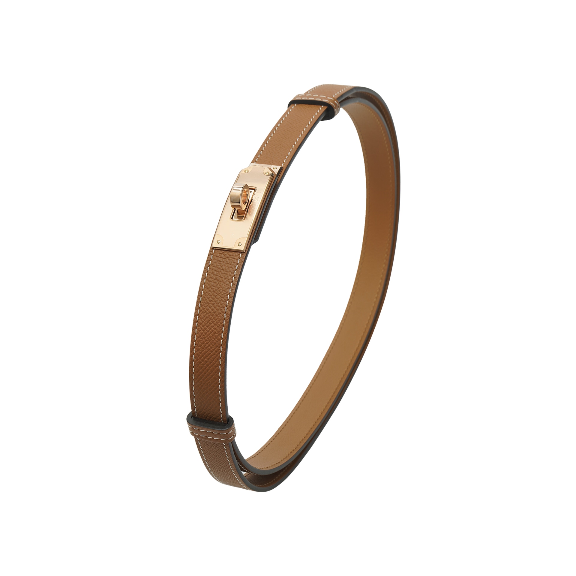 Hermes Kelly Belt Brown — фото 3