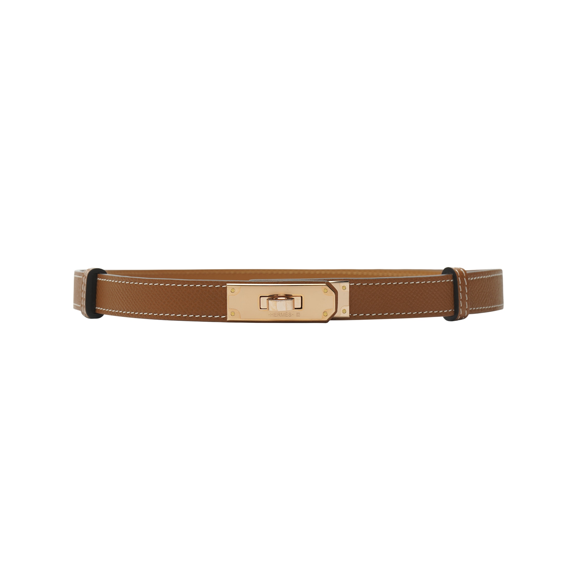 Hermes Kelly Belt Brown — фото 1