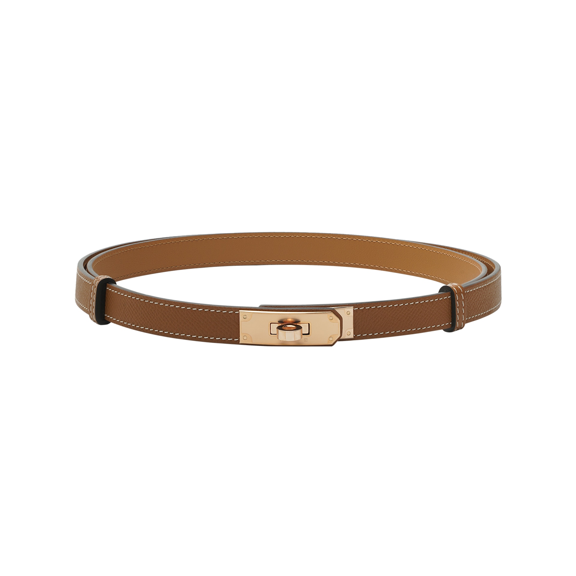 Hermes Kelly Belt Brown — фото 2
