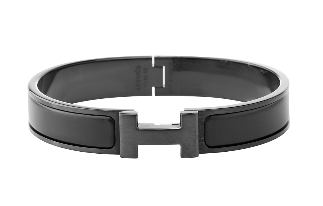 HERMES/爱马仕 Hermes H Black Bracelet