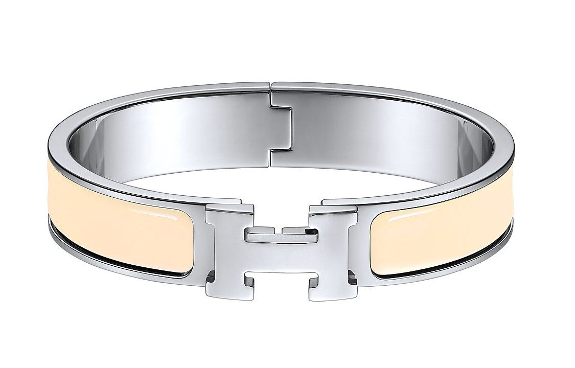 HERMES/爱马仕 Hermes Clic H Bracelet Silver