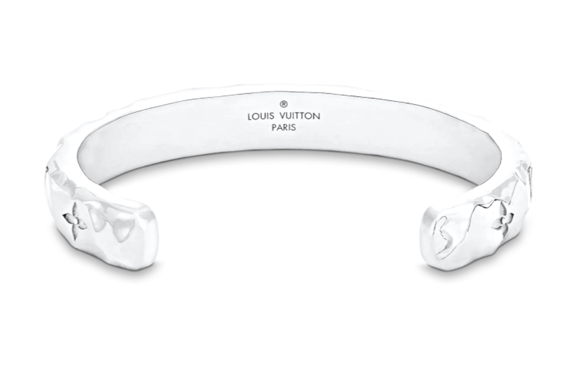 Louis Vuitton Carved Metal Bracelet — фото 1
