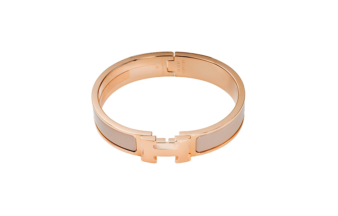 HERMES/爱马仕 Hermes Clic H Rose Gold Bracelet