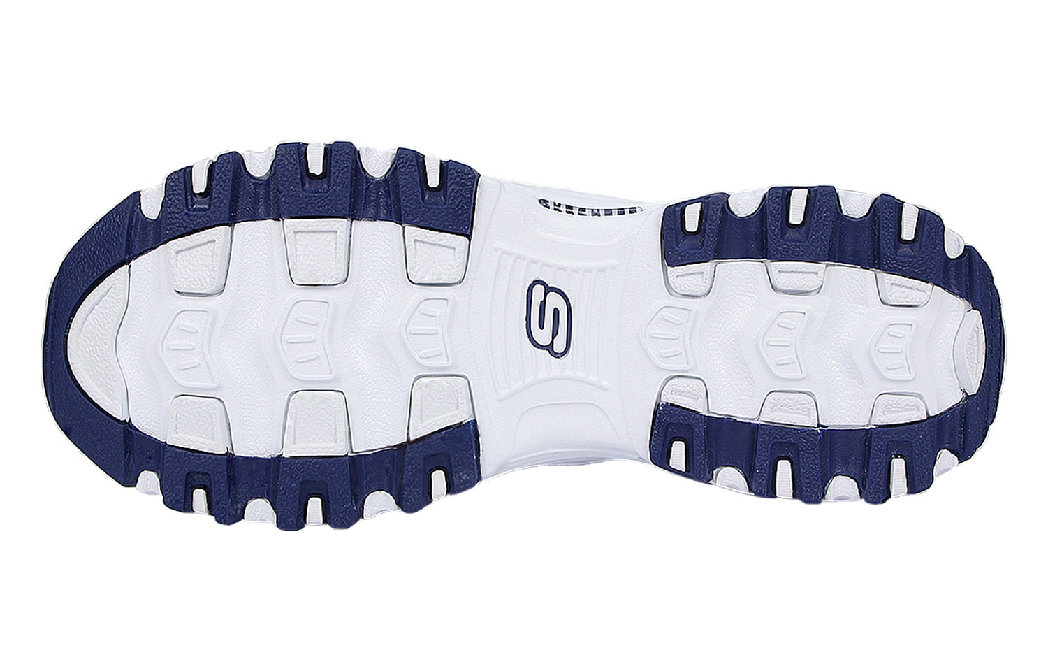 Skechers D'LITES 1.0 Blue White — фото 4