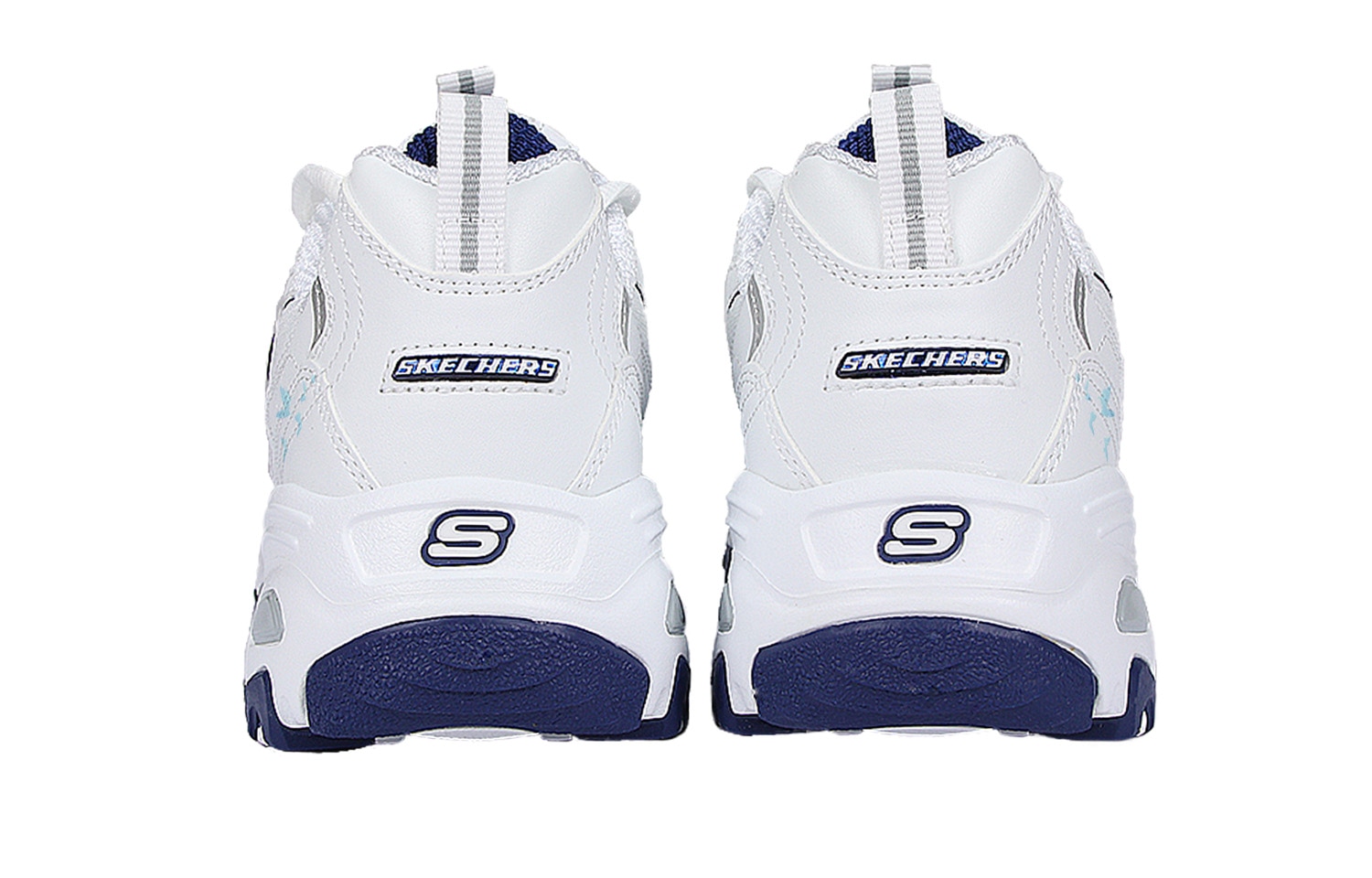 Skechers D'LITES 1.0 Blue White — фото 3
