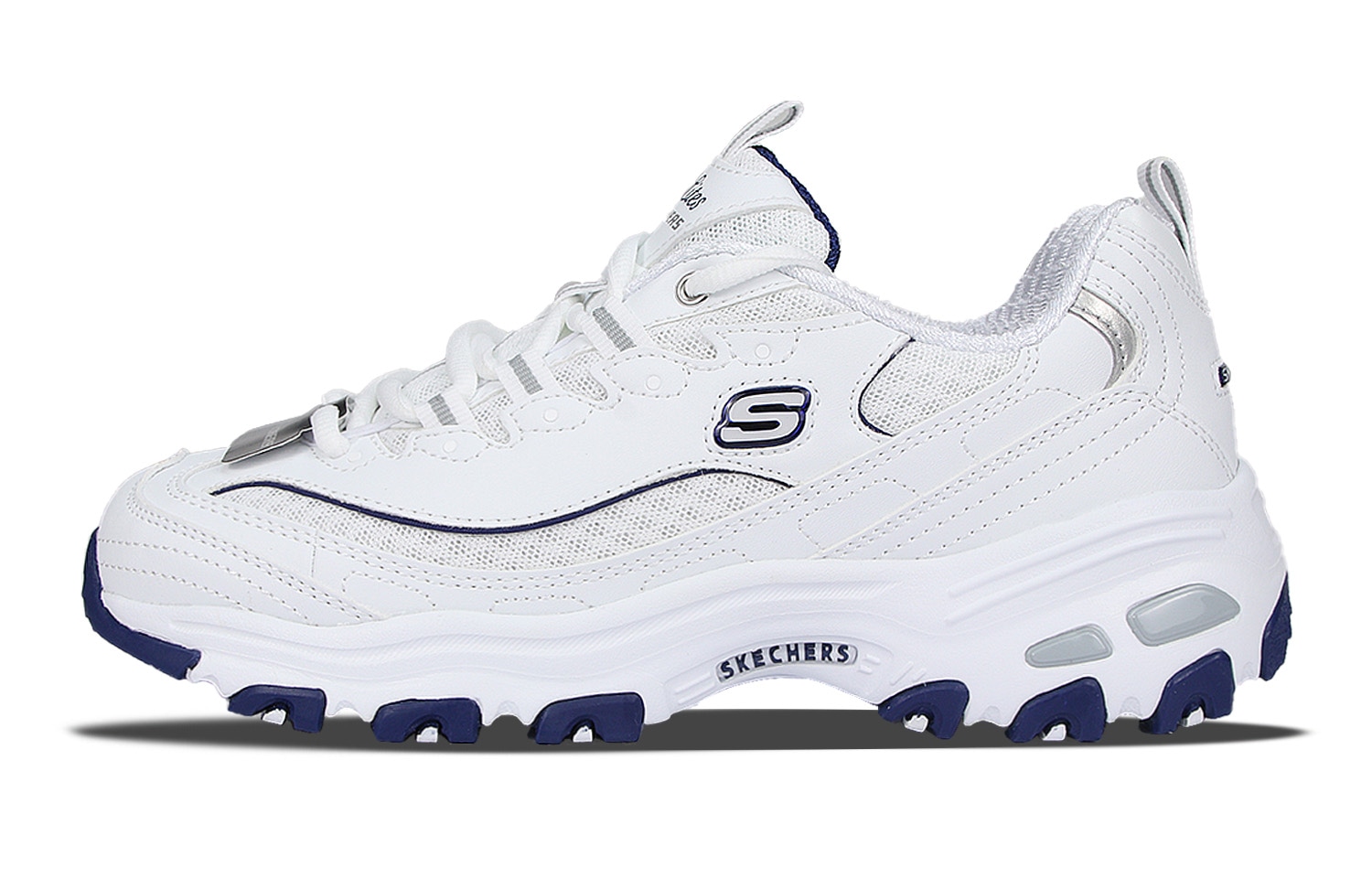 Skechers D'LITES 1.0 Blue White — фото 5