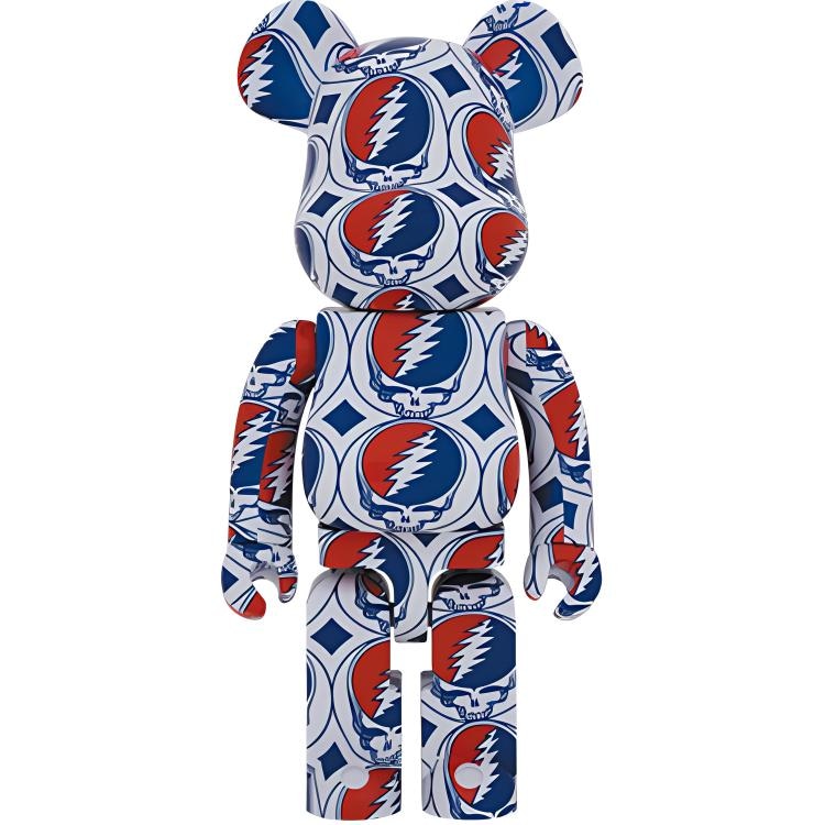 BE@RBRICK BERBRICK GRATEFUL DEAD STEAL YOUR FACE